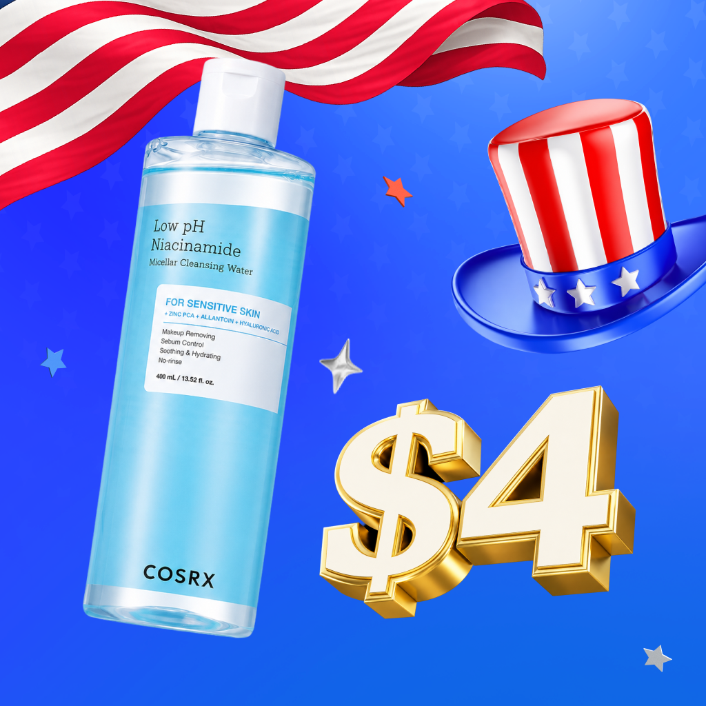 *$4 DEAL* [COSRX] Low pH Niacinamide Micellar Cleansing Water 400ml