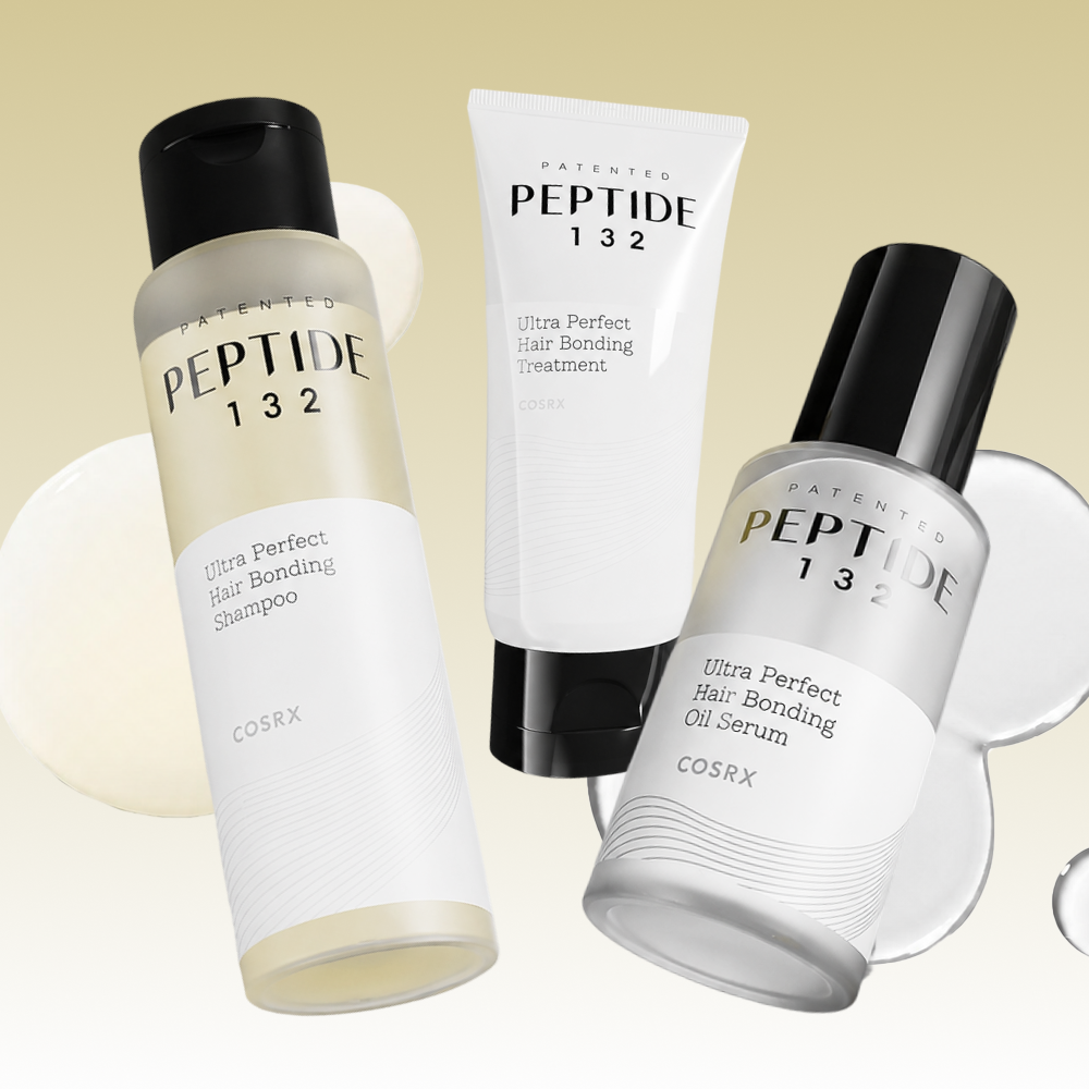 MOIDA SET [COSRX] PEPTIDE-132 Ultra Perfect Hair Care Set for Damaged & Frizzy Hair (Shampoo + Serum + Treatment) *Special Price*