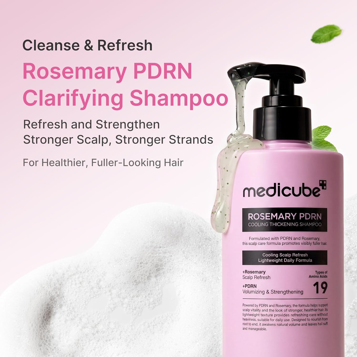 [Medicube] Rosemary PDRN Cooling Thickening Shampoo 400ml