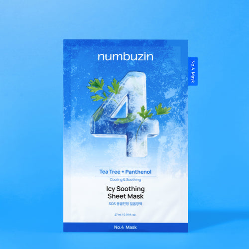 [Numbuzin] No.4 Icy Soothing Sheet Mask (5ea)