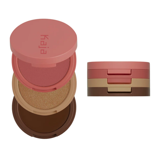 [Kaja] Play Bento - blush, highlighter, and bronzer trios (5 types)