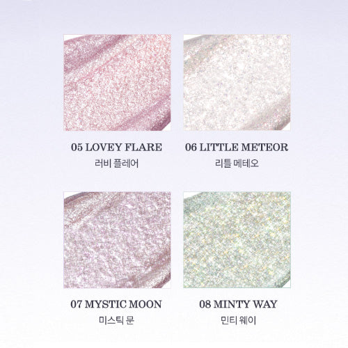 [rom&nd] The Universe Liquid Glitter (4 colors)