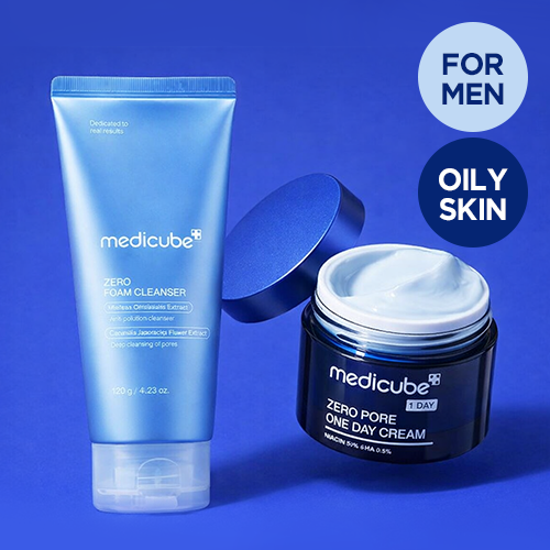 *Special Price*MOIDA SET [Medicube] Skincare for men with Oily Skin (Cleanser + Cream)