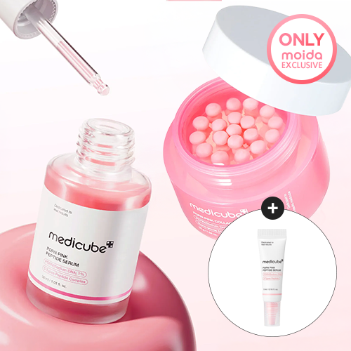 [MEDICUBE] PDRN Collagen Repair Set (Serum & Cream) + FREE GIFT(Pink Peptide Serum 5ml)