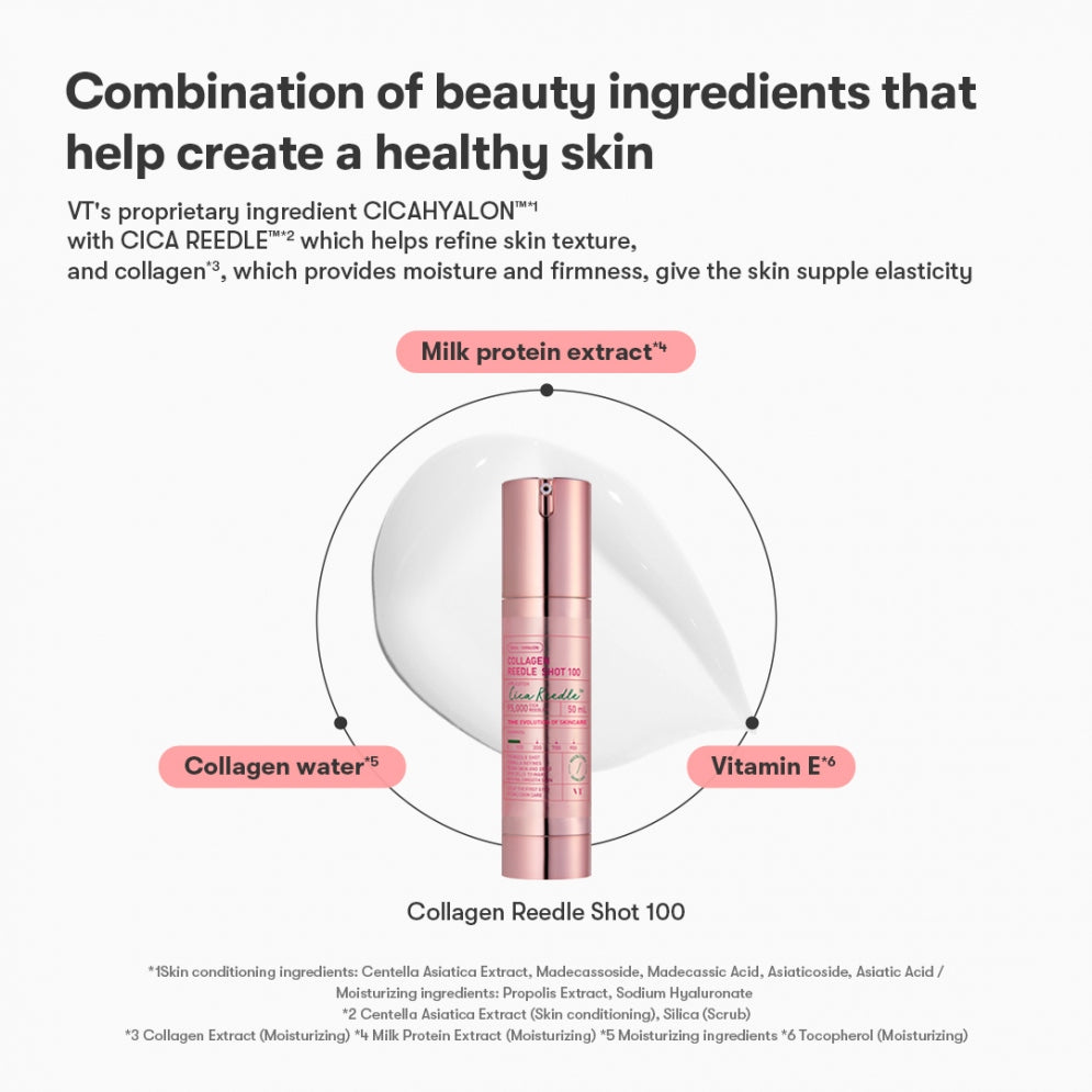 [VT Cosmetics] Collagen Reedle Shot 100 Stick 2ml (10ea)