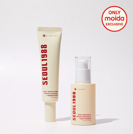 *MOIDA SET* [KSECRET] SEOUL 1988 Anti-Aging Care Duo (Eye Cream & Serum)