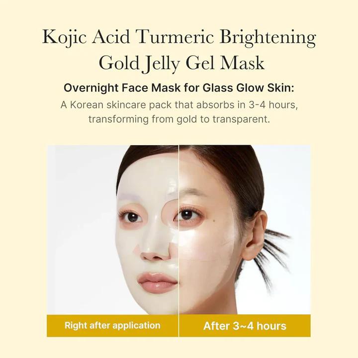 [Medicube] Kojic Acid Turmeric Brightening Gel Mask (1ea/4ea)