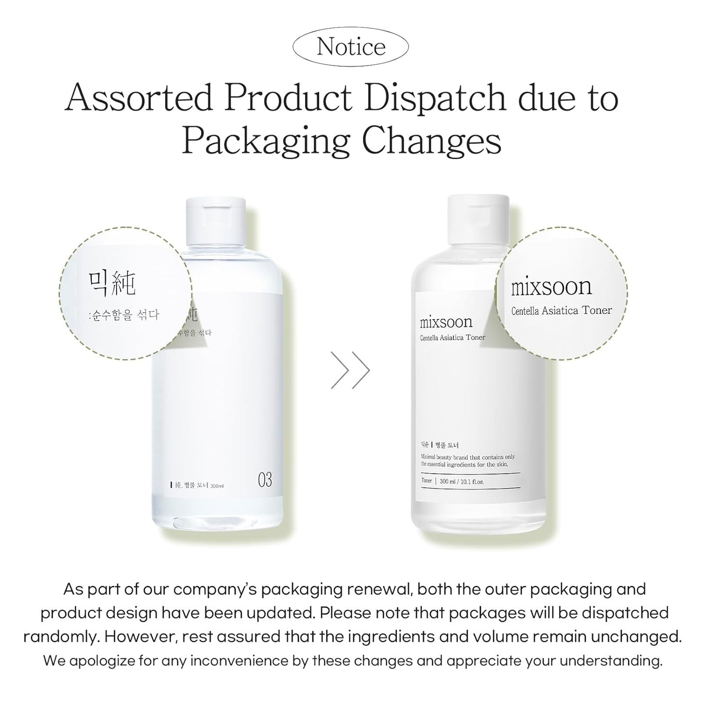 [MIXSOON] Centella Asiatica Toner 300ml