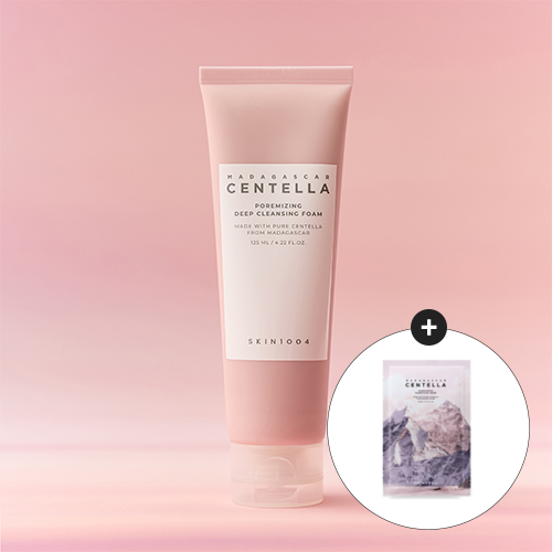 [SKIN1004] Madagascar Centella Poremizing Deep Cleansing Foam 125ml + Free Gift
