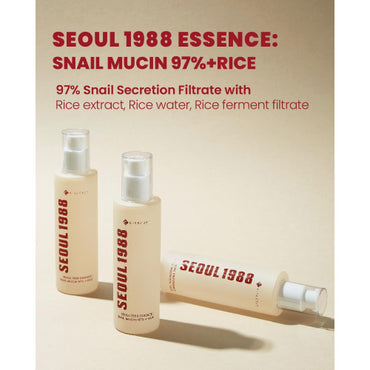 *TIME DEAL* [KSECRET] SEOUL 1988 Essence : Snail Mucin 97% + Rice 100ml