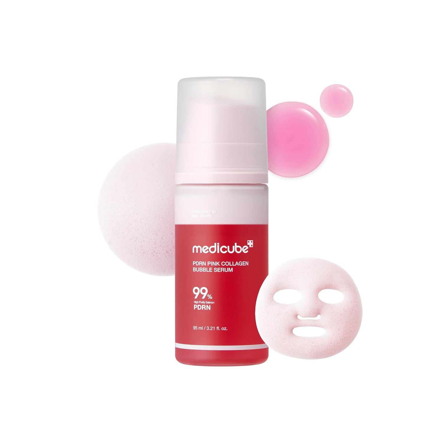 [MEDICUBE] PDRN Pink Collagen Bubble Serum 95ml