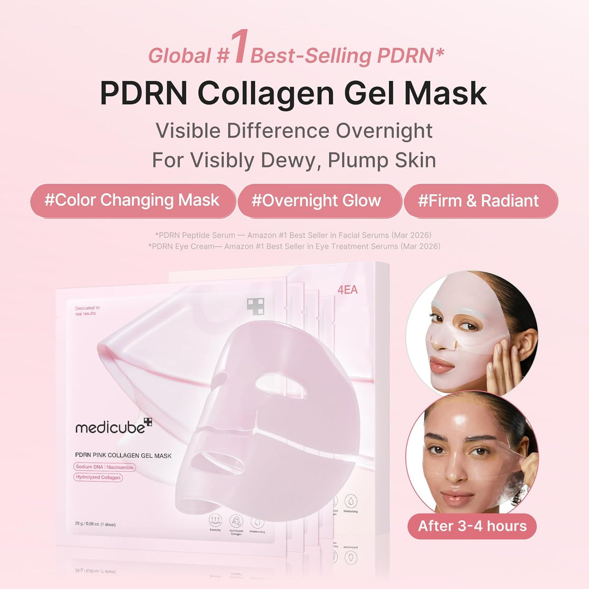 LIVE-EXCLUSIVE [Medicube] PDRN Pink Collagen Gel Mask (20ea)
