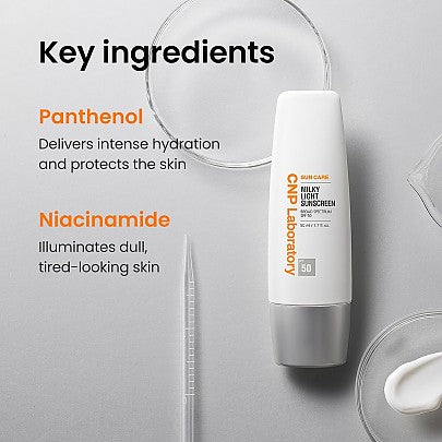 [CNP Laboratory] Milky Light Sunscreen Broad Spectrum SPF 50 50ml