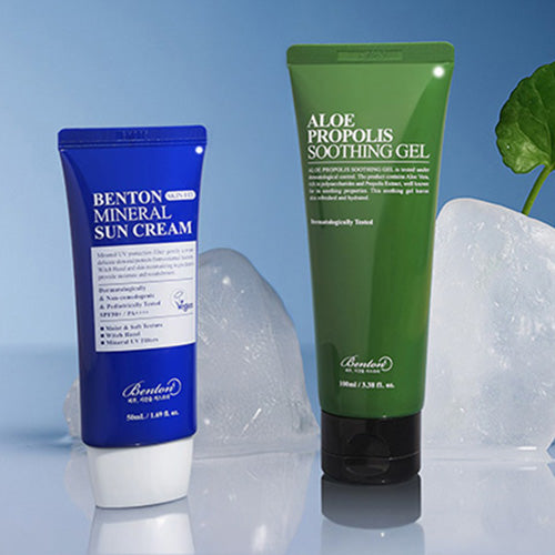 *Duo Set* [Benton] Total Sun Care Set (Sun Cream + Soothing Gel)