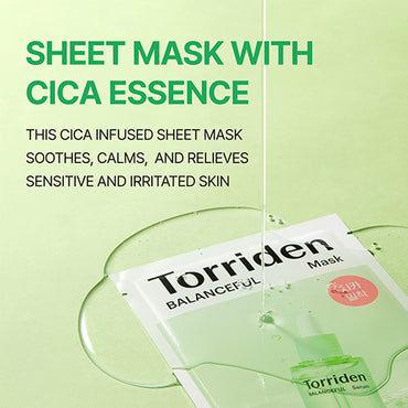 [Torriden] Balanceful Cica Mask Pack Double Set (10ea)*2