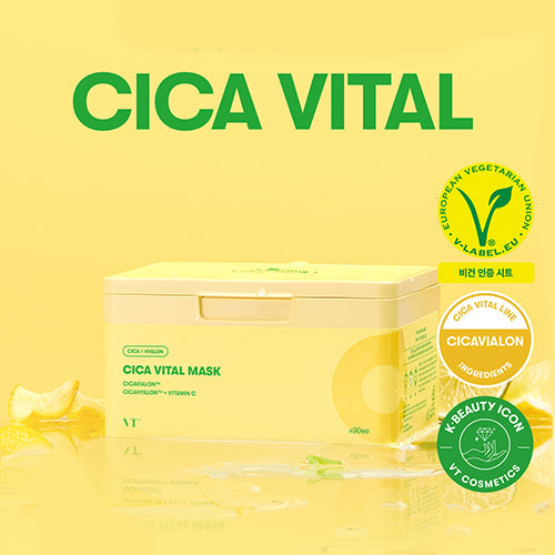 [VT Cosmetics] VT Cica Vital Mask (30ea)