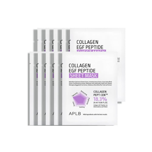 [APLB] Collagen EGF Peptide Sheet Mask (10ea)