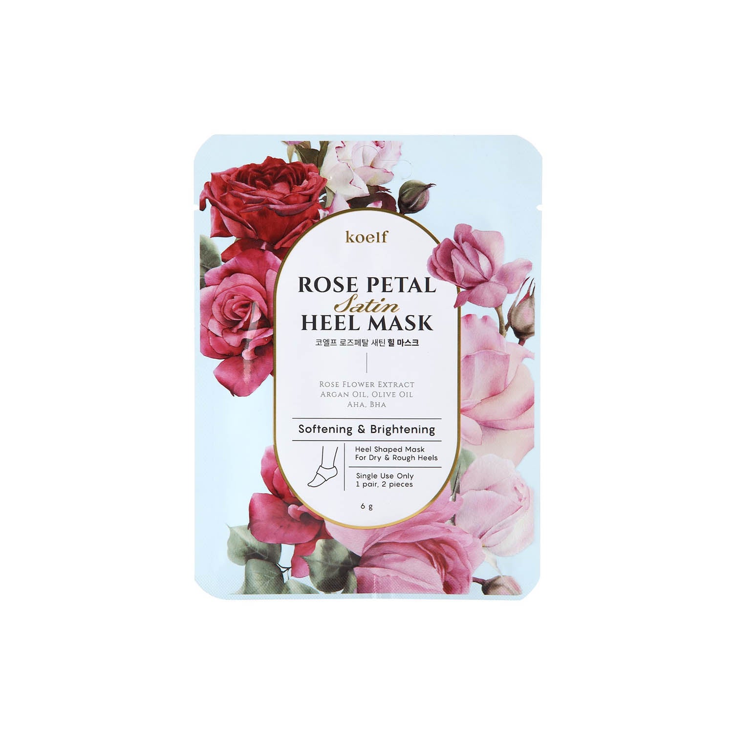 [KOELF] Rose Petal Heel Mask (1 Pair)
