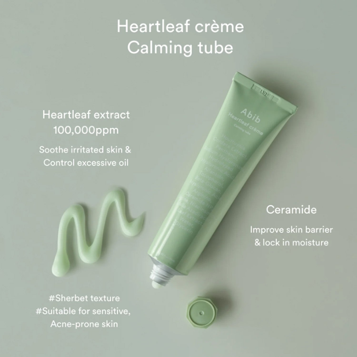 [Abib] Heartleaf Creme Calming Tube 75ml