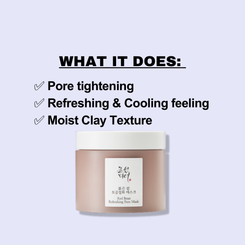 [Beauty of Joseon] Red Bean Refreshing Pore Mask 140ml