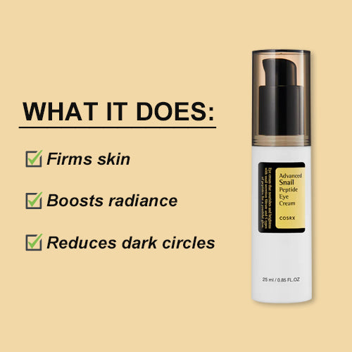 COSRX] Advanced Snail Peptide Eye Cream 25ml – MOIDA