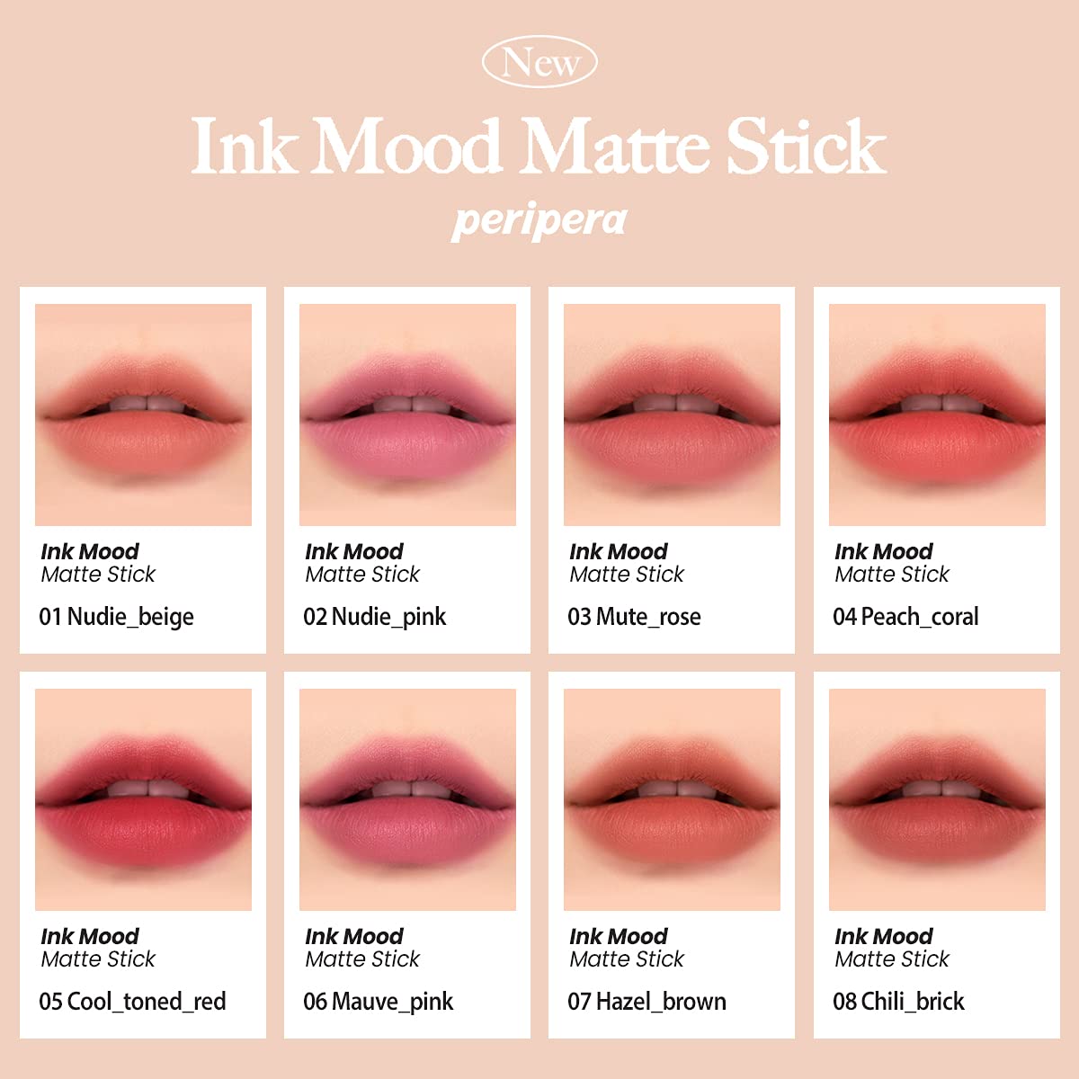 *CLEARANCE*[Peripera] Ink Mood Matte Stick (2 colors)