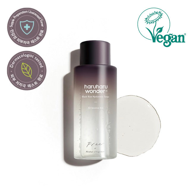 [haruharu wonder] Black Rice Hyaluronic Toner For Sensitive Skin 150ml+ FREE GIFT(Black Rice Hyaluronic Toner 30ml)