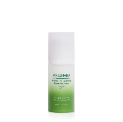 ***[MIGUHARA] Green Tea Calming Essence Cream Origin 80ml