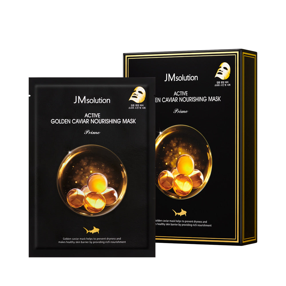 ***[JMSOLUTION] GOLDEN CAVIAR NOURISHING MASK PRIME 10 EA