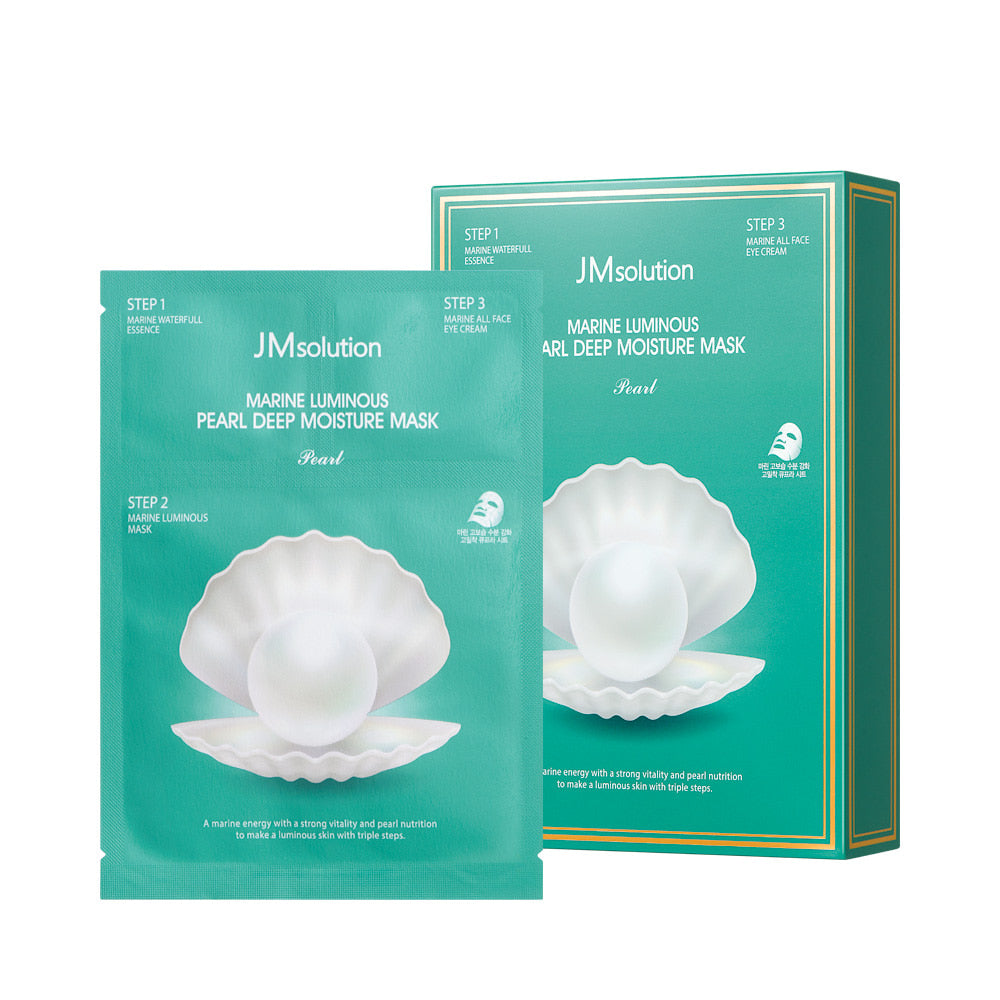 [JMsolution] Marine Luminous Pearl Deep moisture Mask Plus (10ea)